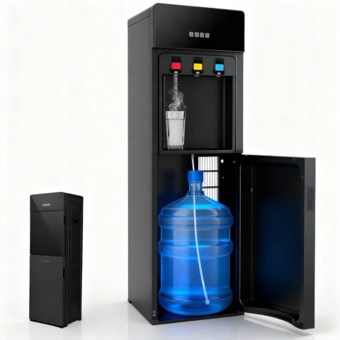 Elektryczny Dystrybutor Dozownik Wody Grzanie Chłodzenie Kompresor Automat