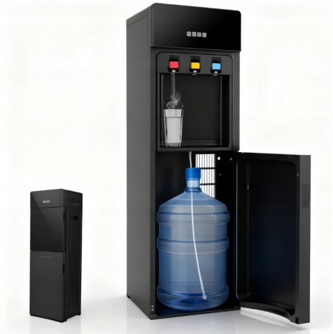 Elektryczny Dystrybutor Dozownik Wody Grzanie Chłodzenie Kompresor Automat