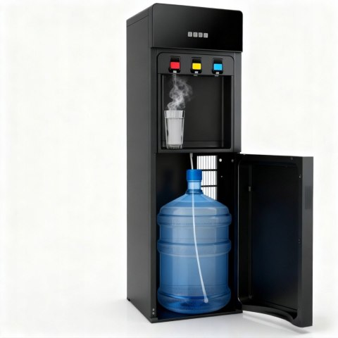 Elektryczny Dystrybutor Dozownik Wody Grzanie Chłodzenie Kompresor Automat