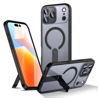 Etui Hybrid Armor X na Samsung Galaxy S26 z podstawką kompatybilne z MagSafe - czarne