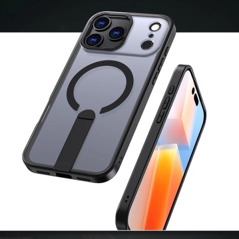 Etui Hybrid Armor X na Samsung Galaxy S26 z podstawką kompatybilne z MagSafe - czarne