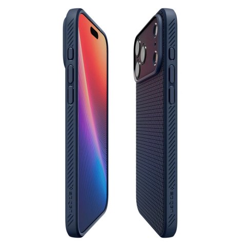 Etui Spigen Liquid Air na iPhone 17 Pro Max - niebieskie