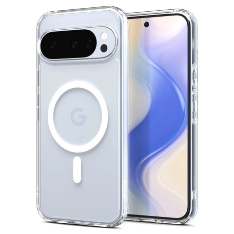 Etui Spigen Ultra Hybrid Mag MagSafe na Google Pixel 10 / 10 Pro - przezroczysto-białe