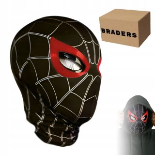Maska SpiderMan z ruchomymi oczami Człowiek Pająk cosplay karnawał box