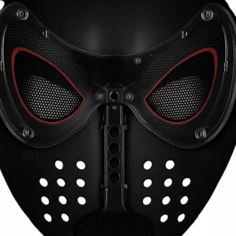 Maska SpiderMan z ruchomymi oczami Człowiek Pająk cosplay karnawał box