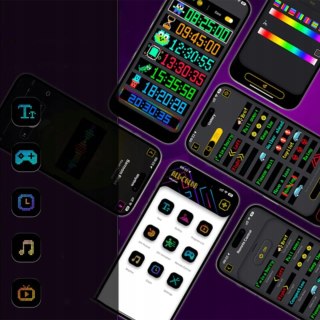 Nowoczesny Wyświetlacz Ekran LED do Samochodu Kolorowy Sterowany Aplikacją