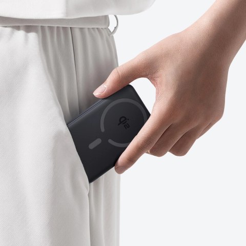 Powerbank Baseus EnerFill FM12 10000mAh 22,5W Qi2 kompatybilny z MagSafe z kablem Baseus Simple USB-C 20V/3A 30cm - czarny