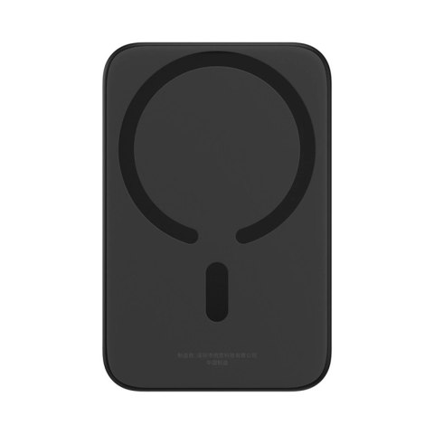 Powerbank Baseus Magnetic Mini Air 6000mAh 20W z ładowaniem indukcyjnym z kablem Baseus Simple USB-C (20V/3A) 30cm - czarny