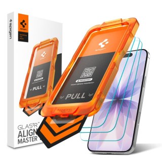 SZKŁO HARTOWANE SPIGEN ALM GLAS.TR SLIM 3-PACK IPHONE 17 CLEAR