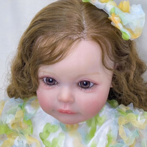 Śpiąca Lalka Alicja Reborn 55 cm Jak Prawdziwe Niemowlę Realistyczna Brader