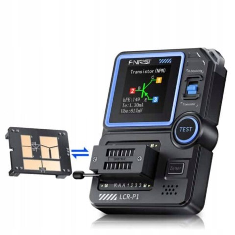 Wielofunkcyjny tester LCR kondensatorów i tranzystorów USB-C Braders