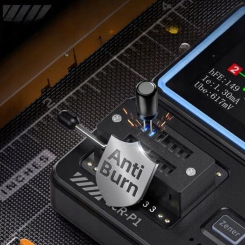 Wielofunkcyjny tester LCR kondensatorów i tranzystorów USB-C Braders