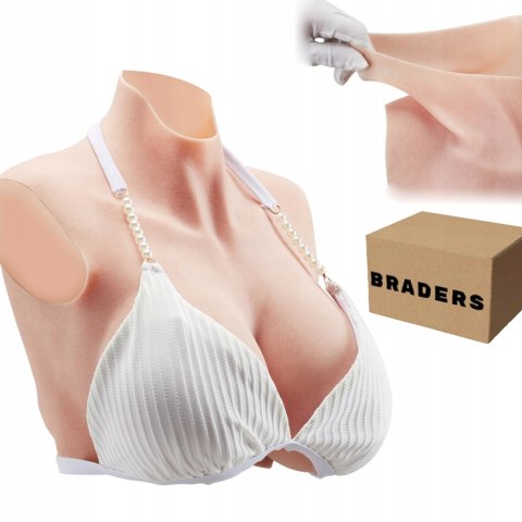 Silikonowe Sztuczne Piersi K Cup Wysoki Dekolt Realistyczne Cosplay