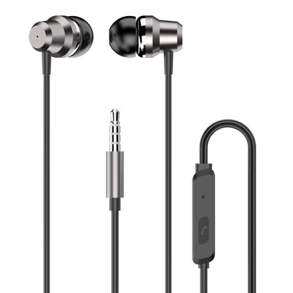 Słuchawki dokanałowe Dudao X10PRO przewodowe 3,5mm mini jack - czarne