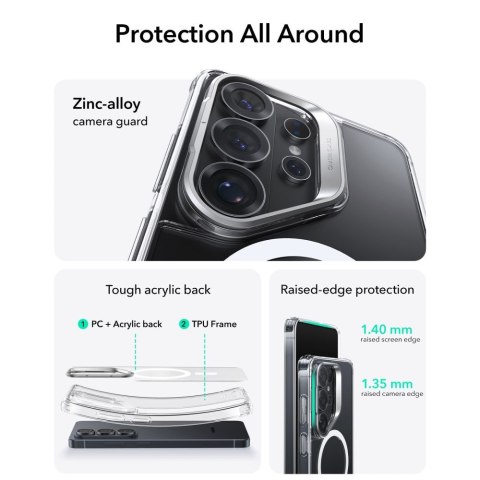 ESR CLASSIC HYBRID KICKSTAND MAGSAFE GALAXY S26 ULTRA CLEAR