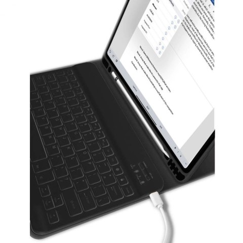 Etui Tech-Protect SC Pen + Keyboard z klawiaturą na iPad 10.9" 2022 - czarne