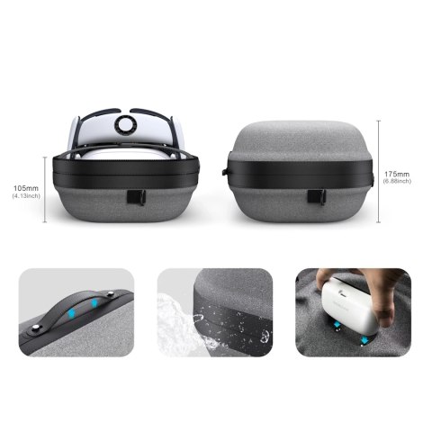 Etui transportowe BoboVR C3 do Meta Quest 3 i 3S - szary