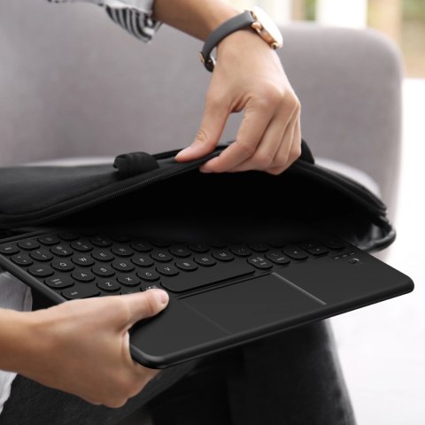 Etui z klawiaturą AMAZINGTHING Minimal Case Keylite Combo na iPad 11" 2025 - czarna