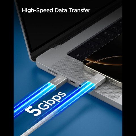 SPIGEN EB10015CC ESSENTIAL TYPE-C CABLE 100W 150CM WHITE