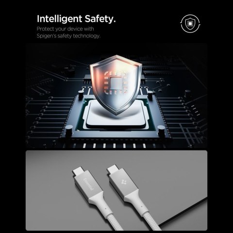 SPIGEN EB24015CC ESSENTIAL TYPE-C CABLE 240W 150CM WHITE