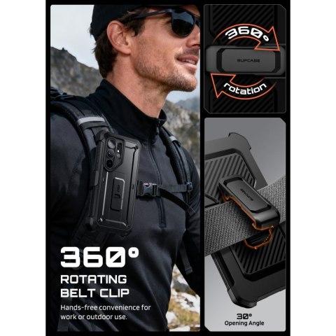 SUPCASE UNICORN BEETLE PRO & TEMPERED GLASS 2-PACK GALAXY S26 ULTRA BLACK