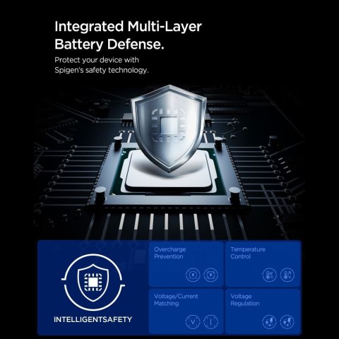 SPIGEN EV603BT ESSENTAIL CAR CHARGER 60W BLACK