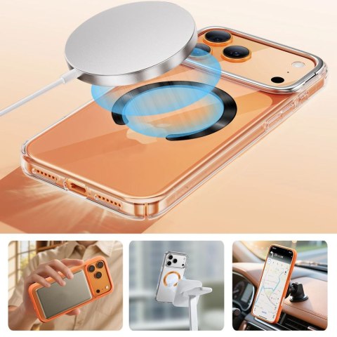 TECH-PROTECT MMP-210 MAGNETIC MAGSAFE RING 2-PACK BLACK & COSMIC ORANGE