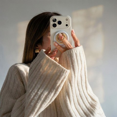 TECH-PROTECT MMR700 LAMANO MAGNETIC MAGSAFE PHONE RING TITANIUM/GOLD