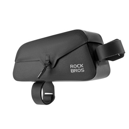 Torba rowerowa Rockbros 30120122002 na ramę wodoodporna z magnetycznym zapięciem 0,9L - czarna