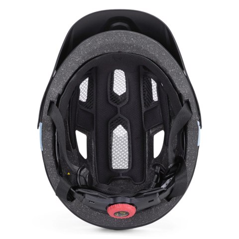 Kask rowerowy dziecięcy MTB Wozinsky z odpinanym daszkiem S - czarny