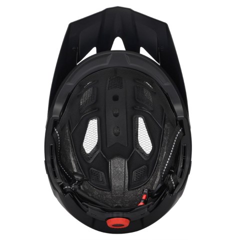 Kask rowerowy fullface z odpinanym daszkiem lekki 57-62 cm - L