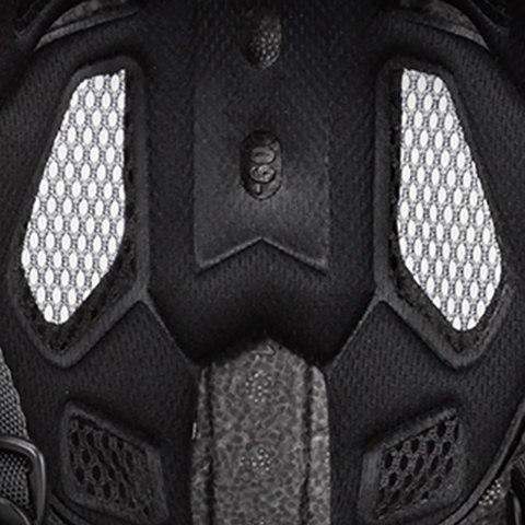 Kask rowerowy fullface z odpinanym daszkiem lekki 57-62 cm - L