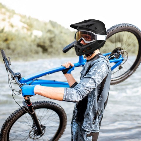 Kask rowerowy fullface Wozinsky z osłoną szczęki L - czarny