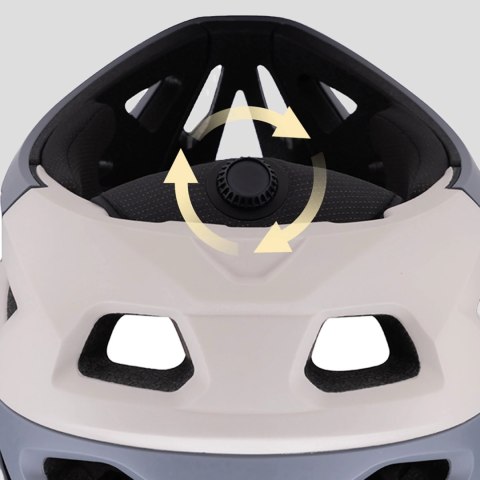 Kask rowerowy fullface Wozinsky z osłoną szczęki M - czarny