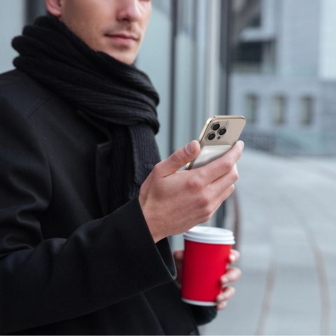 Powerbank Dudao K26 10000mAh 20W USB-A / USB-C / MagSafe - biały