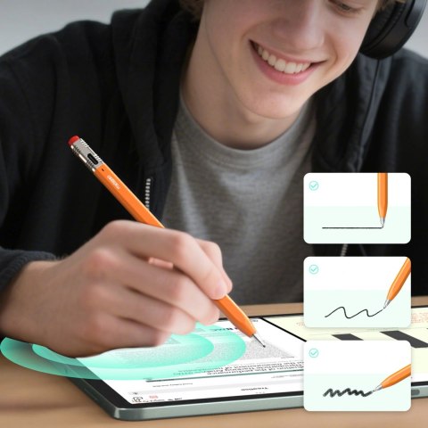 Rysik Metapen Pencil Air8 Pro X do iPada - pomarańczowy