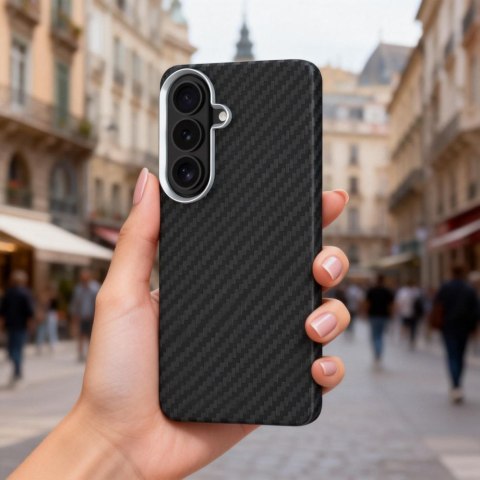 TECH-PROTECT ION CARBON MAGSAFE GALAXY S26 BLACK/SILVER