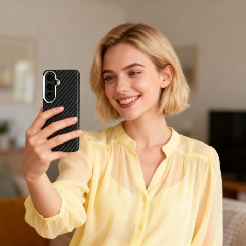 TECH-PROTECT ION CARBON MAGSAFE GALAXY S26 BLACK/SILVER