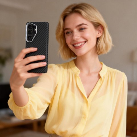 TECH-PROTECT ION CARBON MAGSAFE GALAXY S26 ULTRA BLACK/SILVER