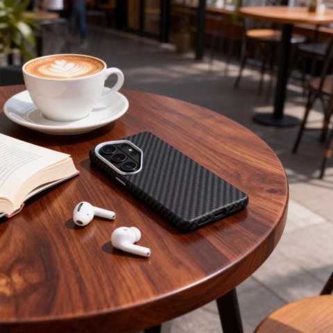 TECH-PROTECT ION CARBON MAGSAFE GALAXY S26 ULTRA BLACK/SILVER