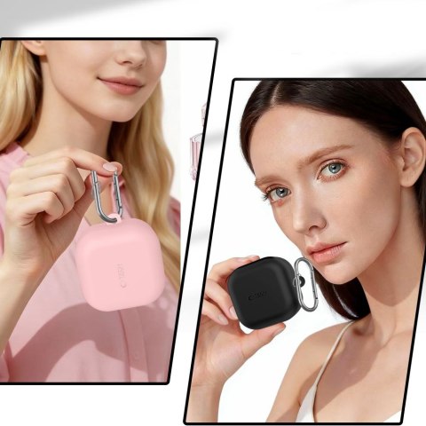 TECH-PROTECT SILICONE HOOK SAMSUNG GALAXY BUDS 4 / 4 PRO DUSTY PINK