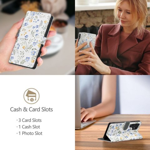 TECH-PROTECT WALLET GALAXY A57 5G SPRING FLOWERS