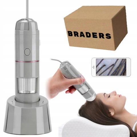 Detektor Skóry Głowy i Włosów 5-200X Analizator Trychologiczny Wypadanie