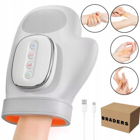 Masażer Dłoni Powietrzny Na Cieśń Nadgarstka Ciepło Akupresura