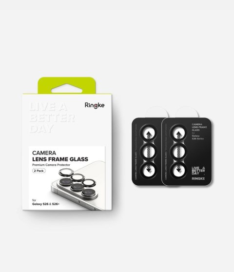 OSŁONA APARATU RINGKE CAMERA FRAME PROTECTOR 2-PACK GALAXY S26 / S26+ PLUS BLACK