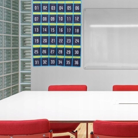 Organizer na telefony 42 numerowanych kieszeni do klasy i biura Braders