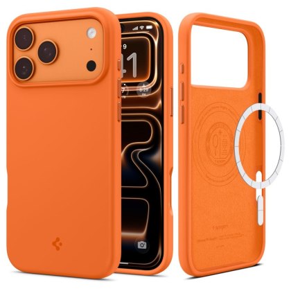SPIGEN SILICONE FIT MAG MAGSAFE IPHONE 17 PRO MAX COSMIC ORANGE