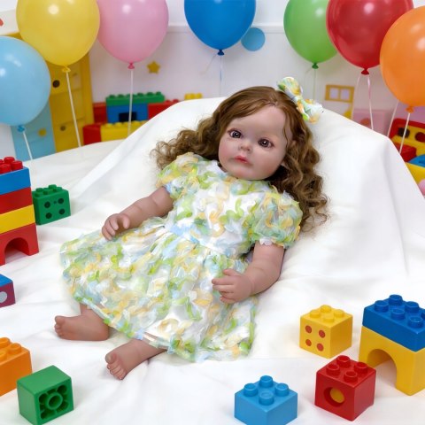 Śpiąca Lalka Alicja Reborn 55 cm Jak Prawdziwe Niemowlę Realistyczna Brader