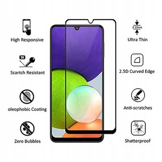 Szkło Ochronne Full Glue do Samsung Galaxy A22 4G