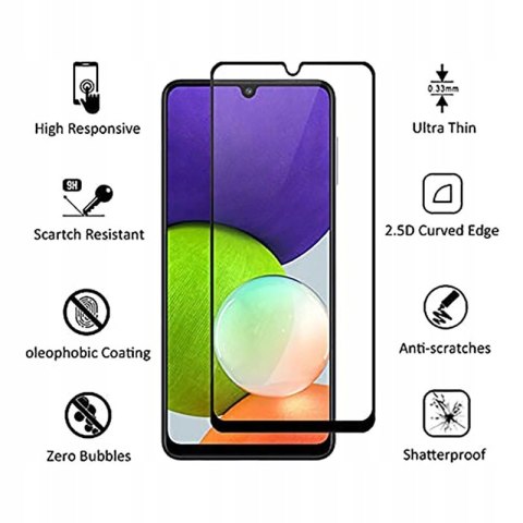 Szkło Ochronne Full Glue do Samsung Galaxy A22 4G